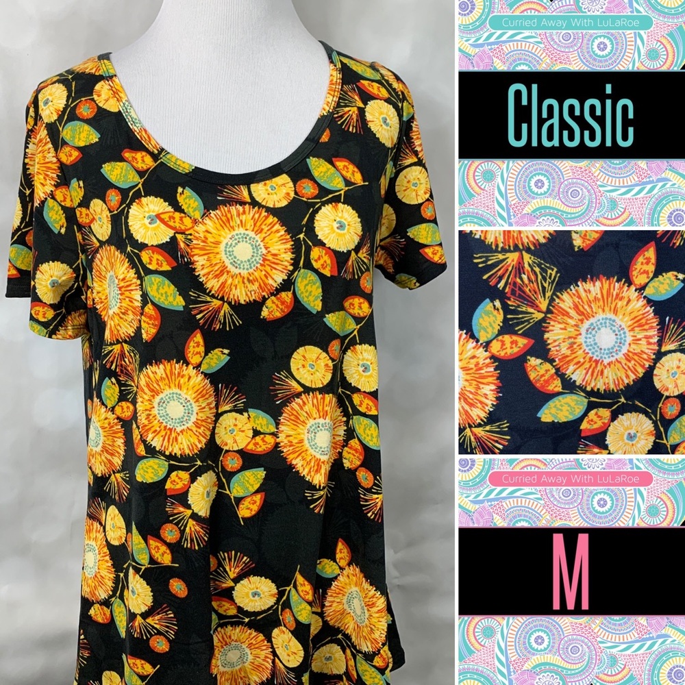 LuLaRoe Sunflower Classic Tee